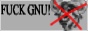 fuck gnu button